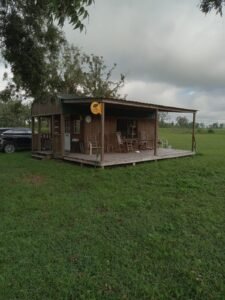 Front Porch of country cabin